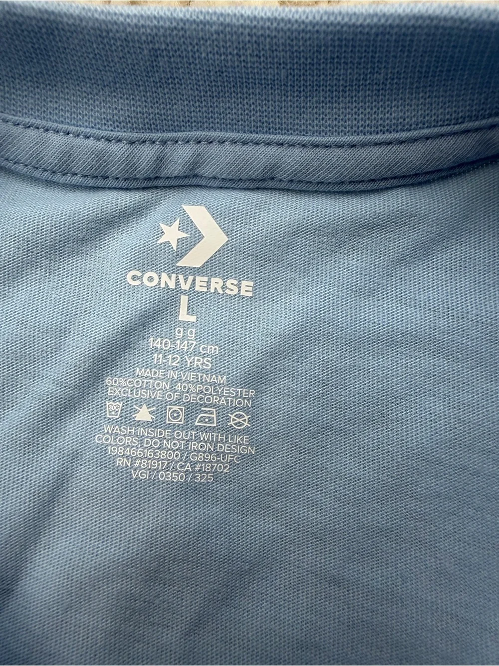 Kids Large Converse All Star Tee & Skort Set